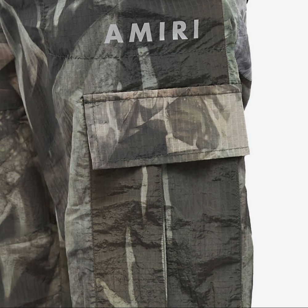 AMIRI Green Camouflage Cargo Pants - Picture 2 of 16